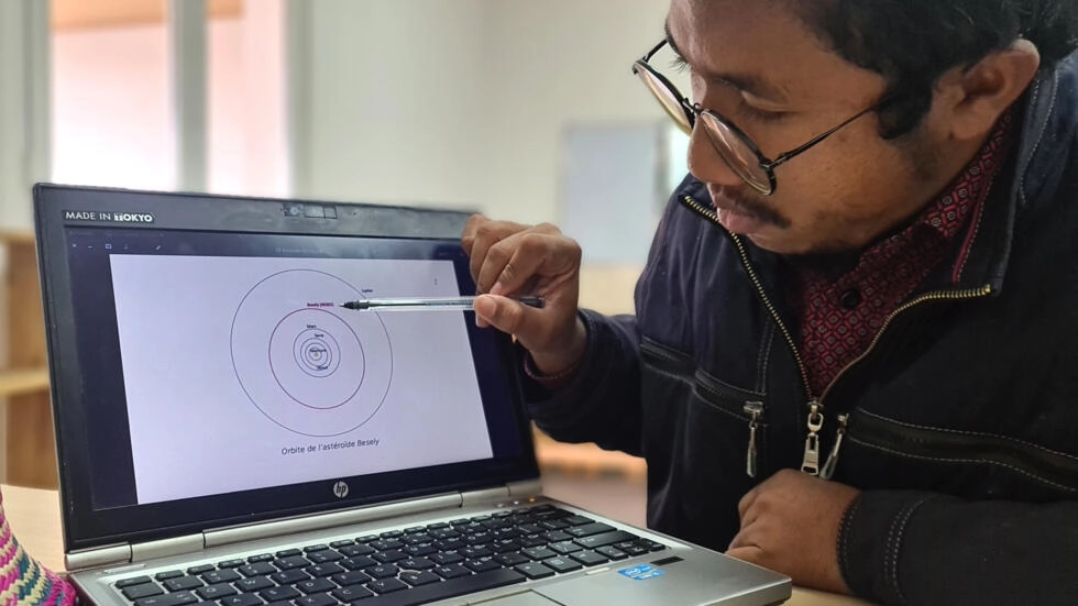 Photo : Un astéroïde baptisée Besely